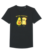 BETTER TOGETHER - MAI BUNI / BINE IMPREUNA  Tricou mânecă scurtă guler larg Bărbat Skater