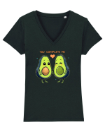 YOU COMPLETE ME -   MA COMPLETEZI Tricou mânecă scurtă guler V Damă Evoker