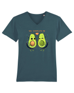 YOU COMPLETE ME -   MA COMPLETEZI Tricou mânecă scurtă guler V Bărbat Presenter