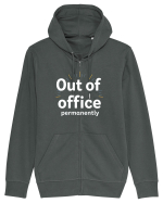OUT OF OFFICE Permanently  Hanorac cu fermoar Unisex Connector