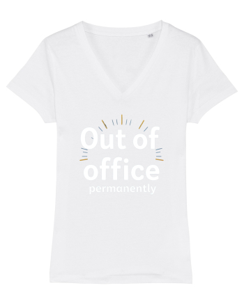 OUT OF OFFICE Permanently  White
