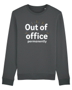 OUT OF OFFICE Permanently  Bluză mânecă lungă Unisex Rise