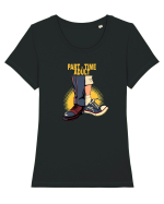 PART  - TIME ADULT  1 Tricou mânecă scurtă guler larg fitted Damă Expresser