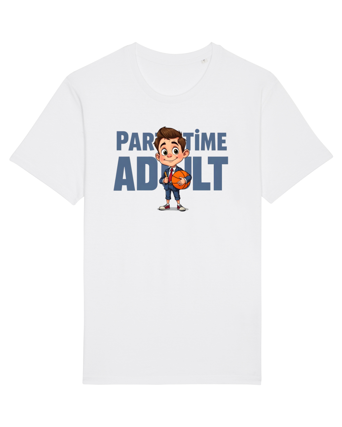 Tricou mânecă scurtă Unisex Rocker White