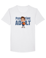 PART  - TIME ADULT  3 Tricou mânecă scurtă guler larg Bărbat Skater