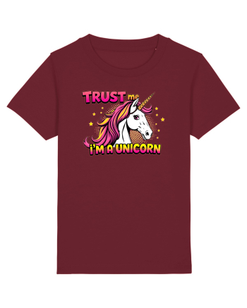 TRUST ME, I`M A UNICORN - Ai incredere in mine, sunt un unicorn Burgundy
