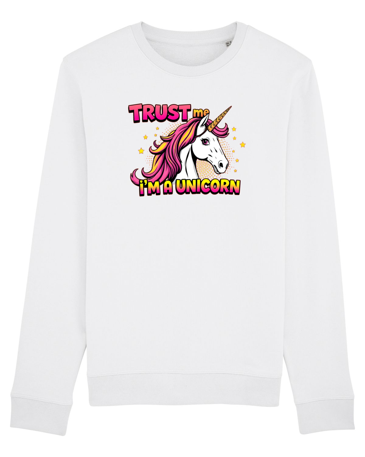 Bluză mânecă lungă Unisex Rise White