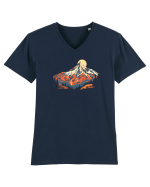 MUNTE - CALATORII 2  Tricou mânecă scurtă guler V Bărbat Presenter