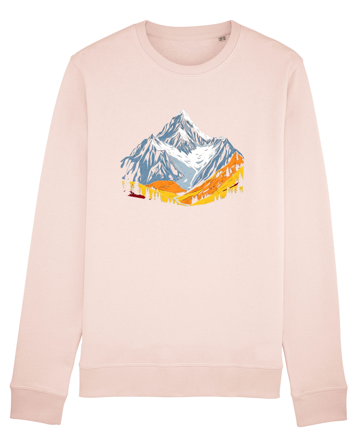 Bluză mânecă lungă Unisex Rise Candy Pink
