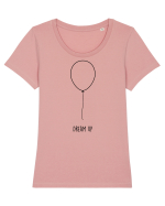 Dream up Tricou mânecă scurtă guler larg fitted Damă Expresser
