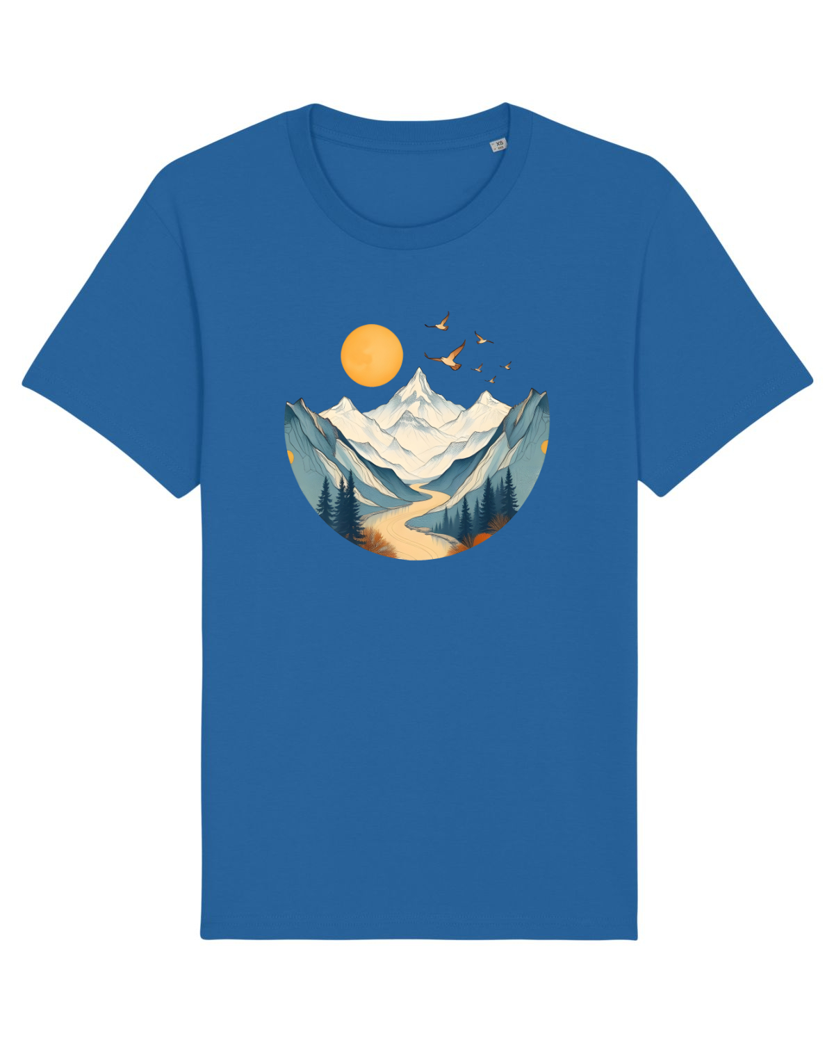 Tricou mânecă scurtă Unisex Rocker Royal Blue