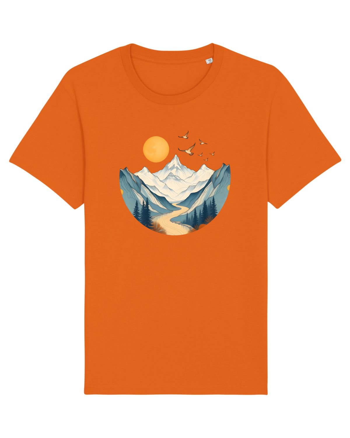Tricou mânecă scurtă Unisex Rocker Bright Orange