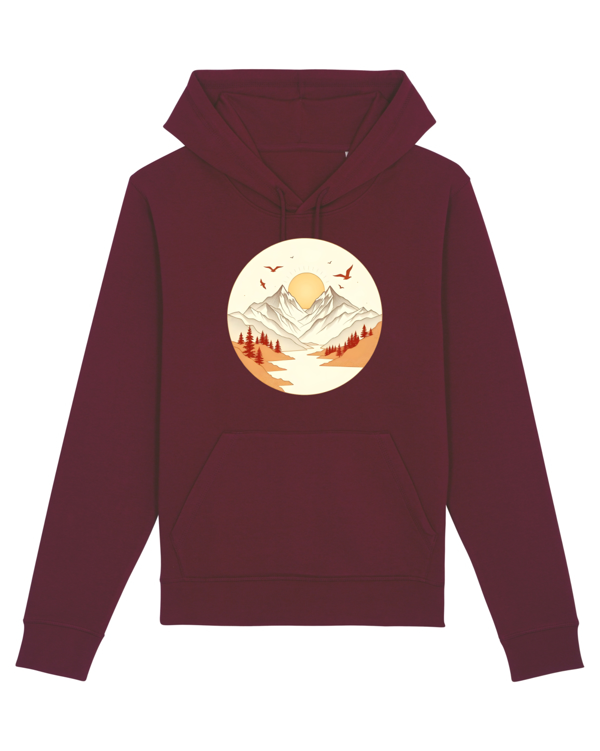 Hanorac Unisex Drummer Burgundy