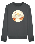 MUNTE - CALATORII 7 Bluză mânecă lungă Unisex Rise