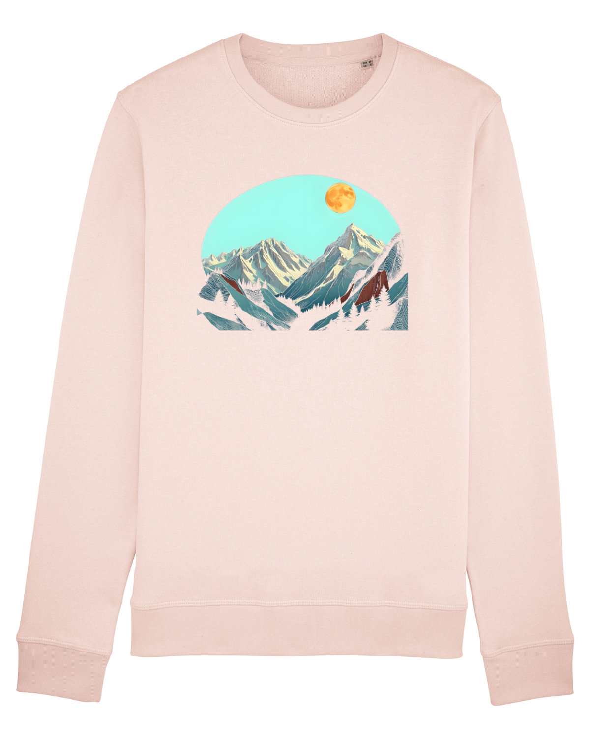 Bluză mânecă lungă Unisex Rise Candy Pink