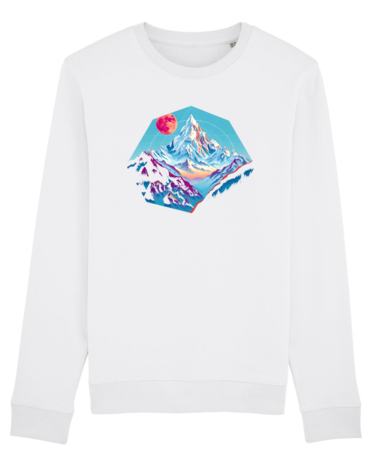 Bluză mânecă lungă Unisex Rise White