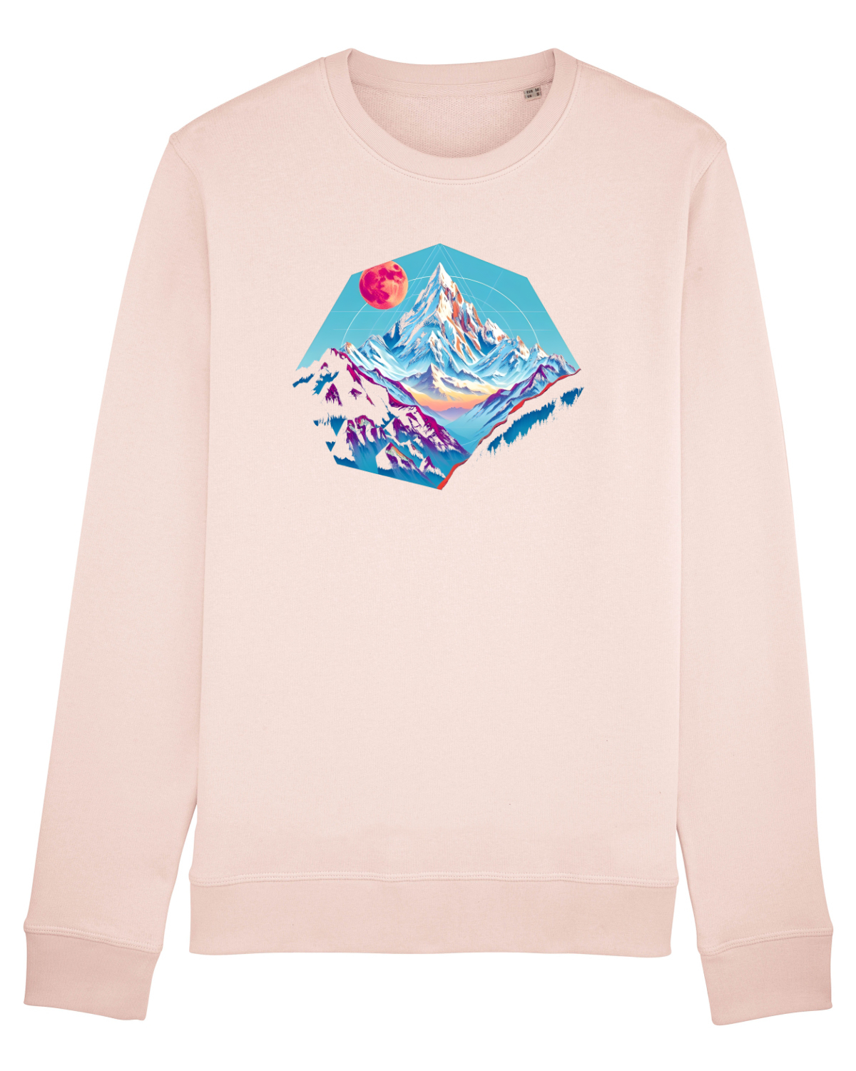 Bluză mânecă lungă Unisex Rise Candy Pink