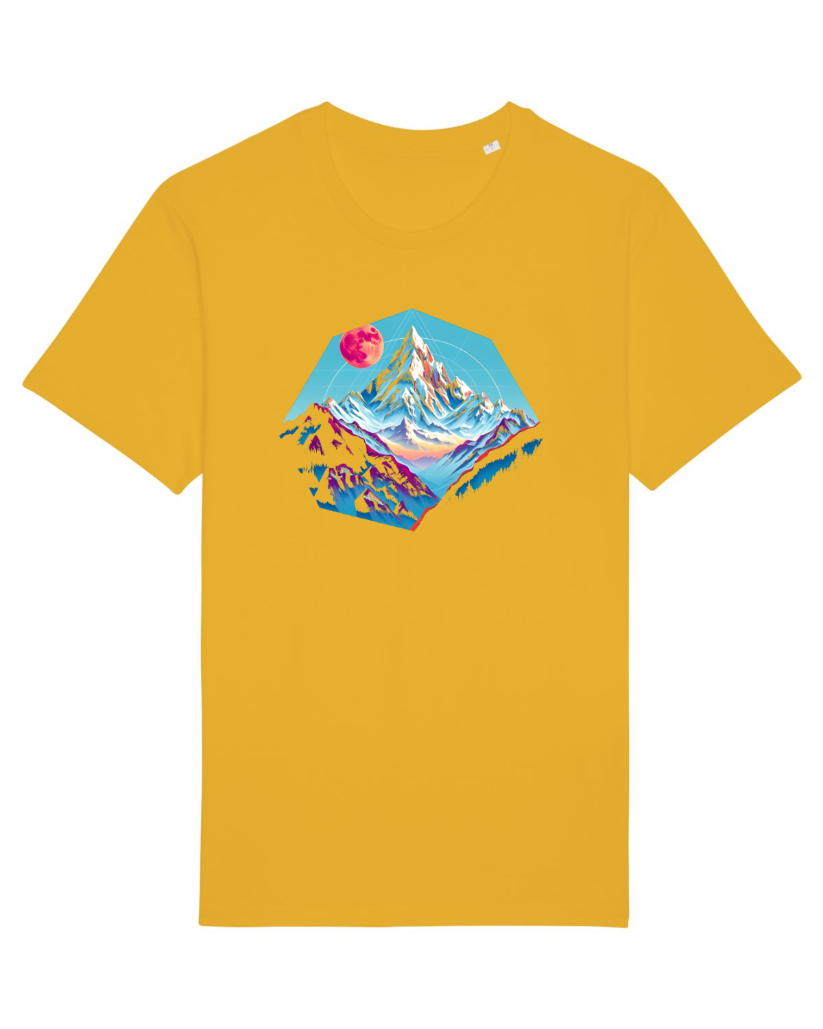 Tricou mânecă scurtă Unisex Rocker Spectra Yellow
