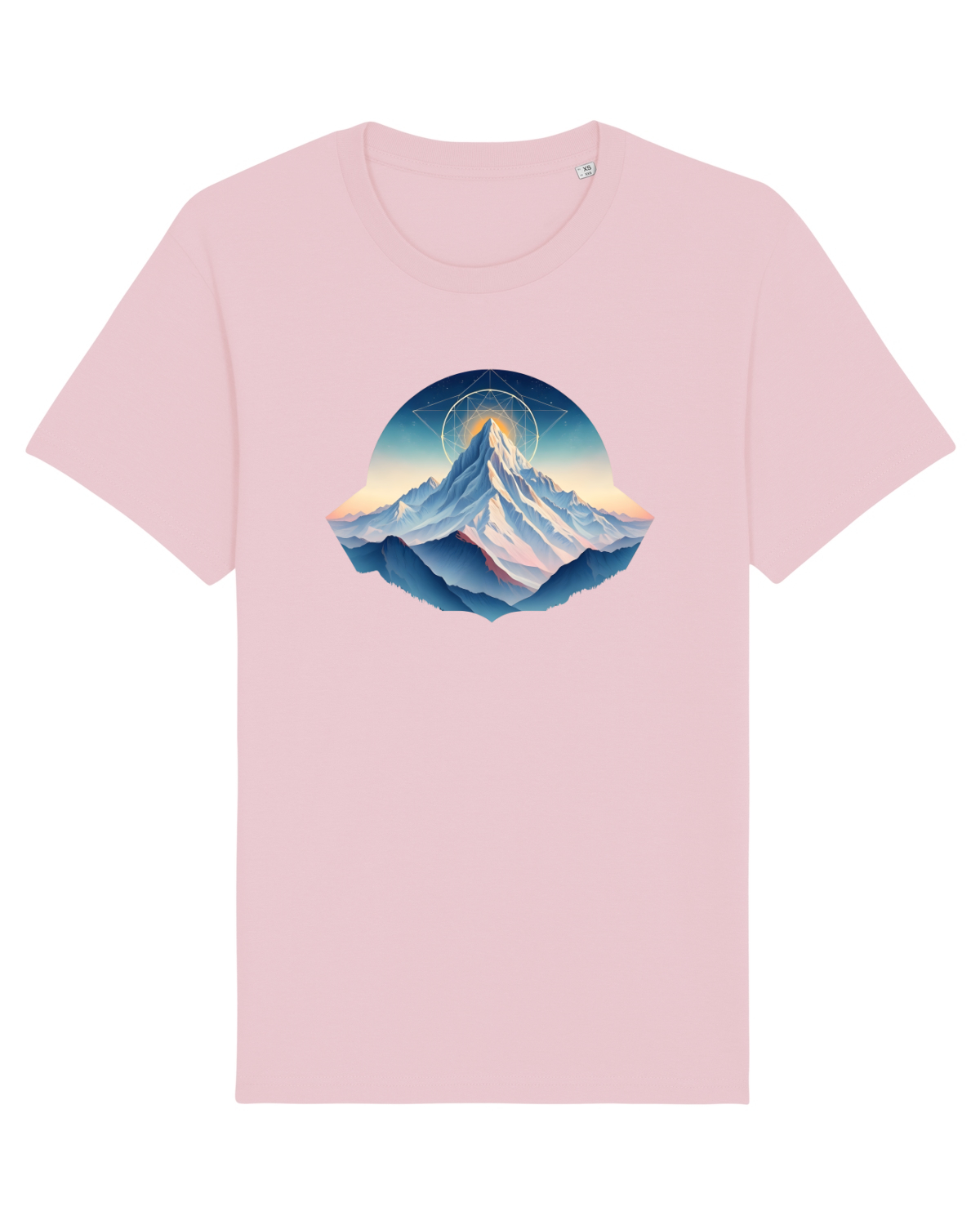 Tricou mânecă scurtă Unisex Rocker Cotton Pink