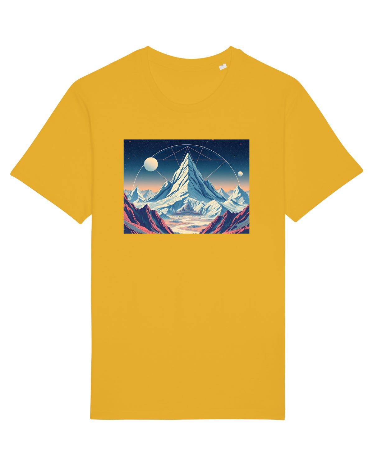 Tricou mânecă scurtă Unisex Rocker Spectra Yellow