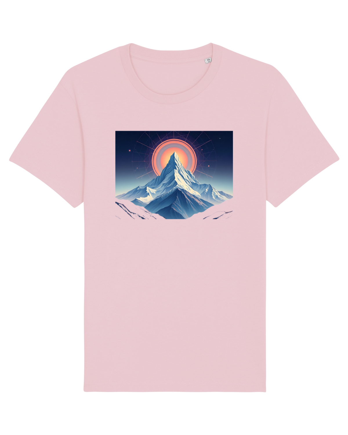 Tricou mânecă scurtă Unisex Rocker Cotton Pink