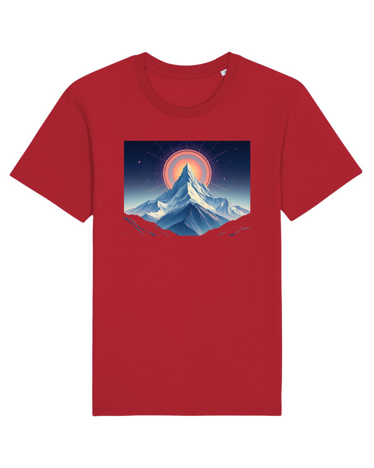 Tricou mânecă scurtă Unisex Rocker Red