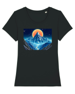 MUNTE - BAZA EXTRATERESTRA - SF - OZN 2 Tricou mânecă scurtă guler larg fitted Damă Expresser