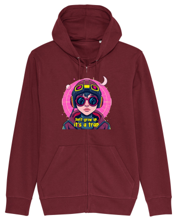 DON`T GROW UP, IT`S A TRAP 1 Burgundy