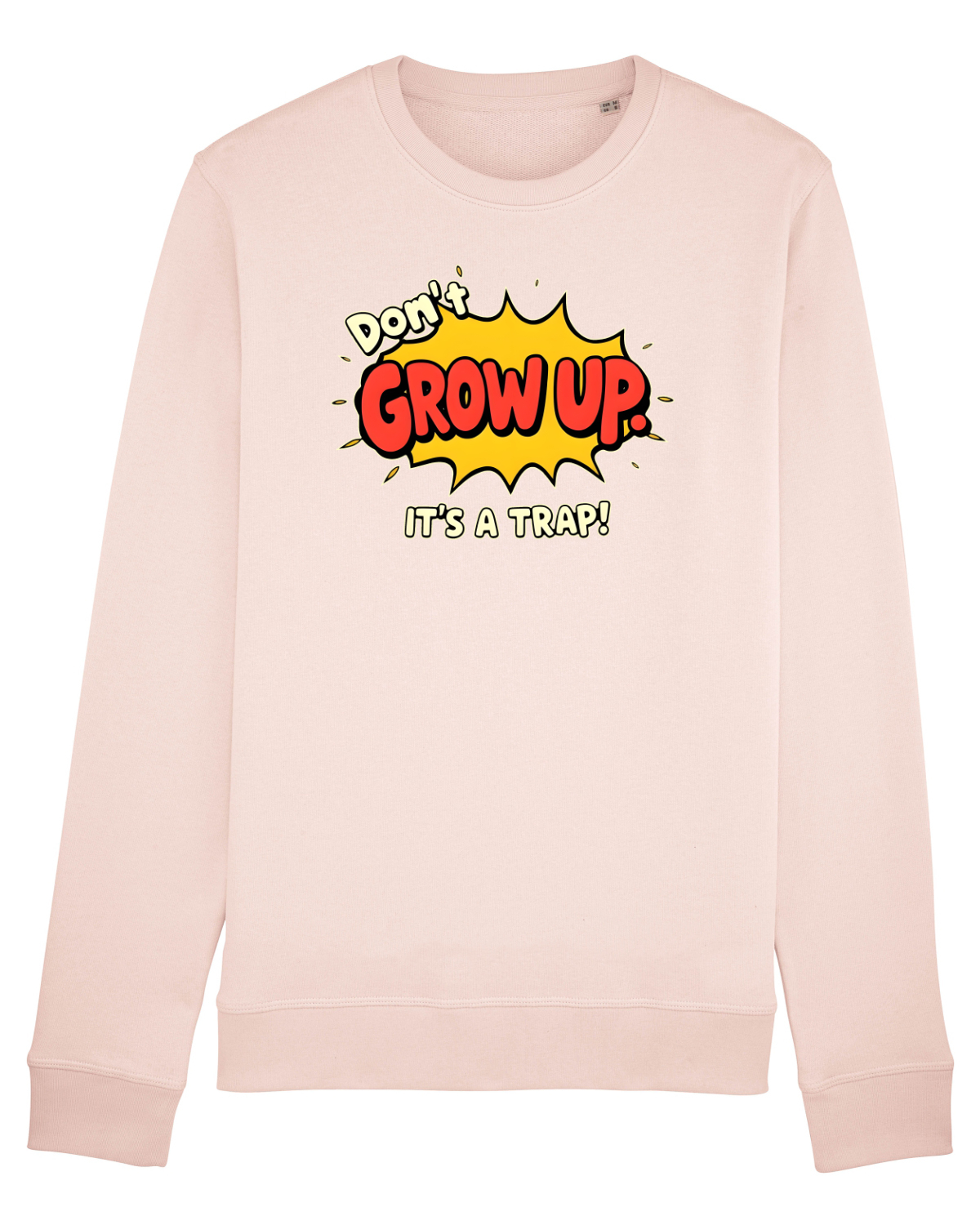 Bluză mânecă lungă Unisex Rise Candy Pink