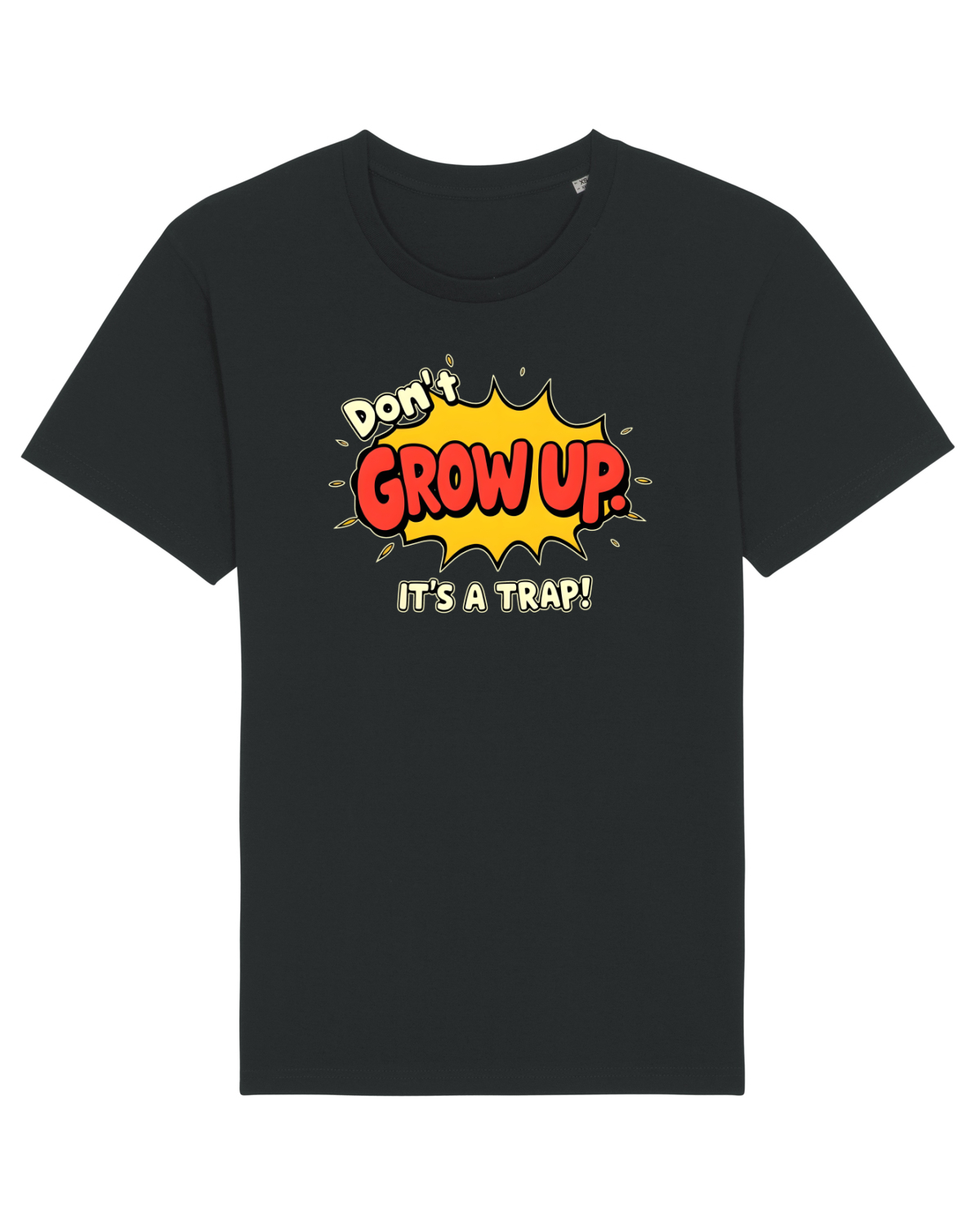 Tricou mânecă scurtă Unisex Rocker Black
