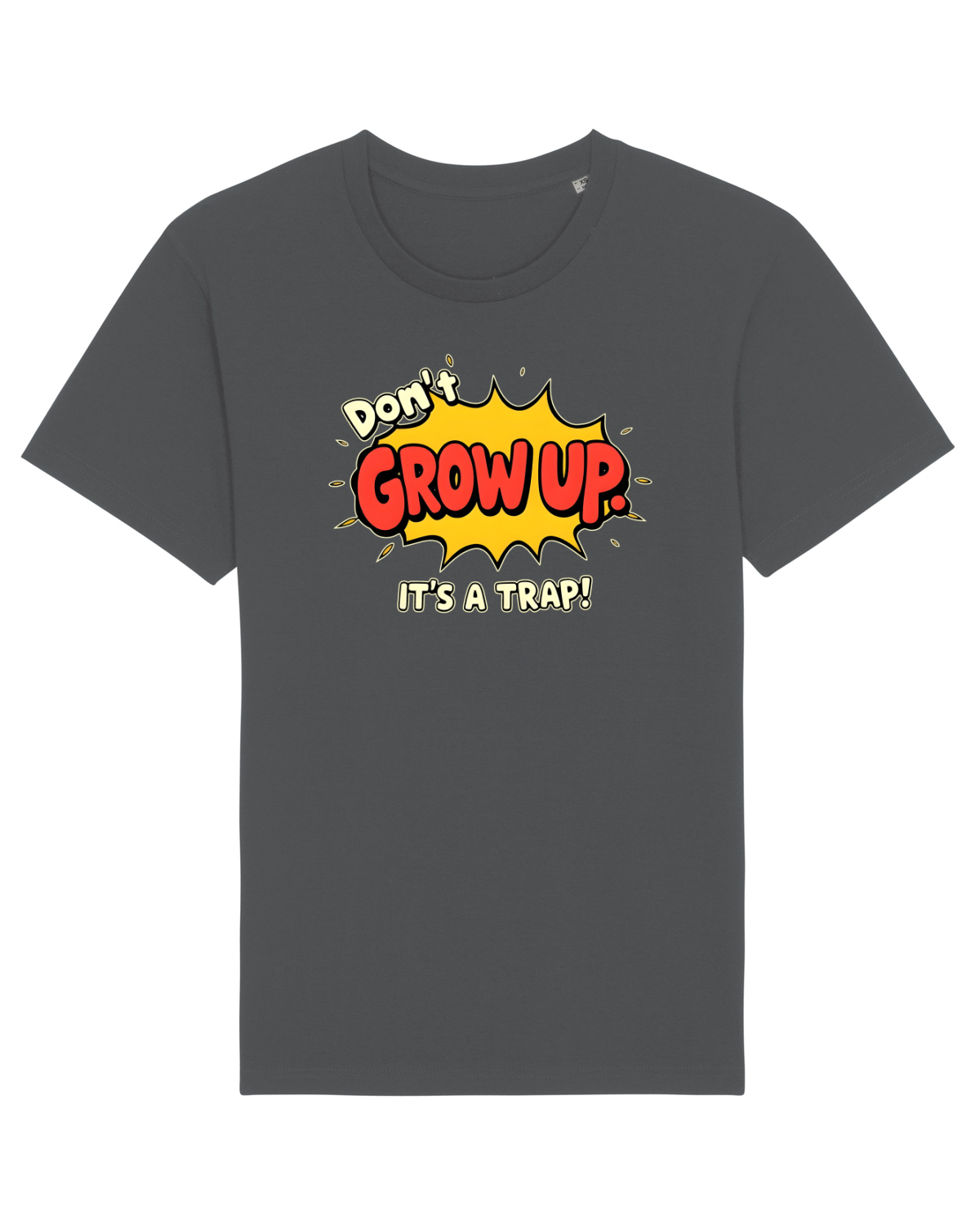 Tricou mânecă scurtă Unisex Rocker Anthracite
