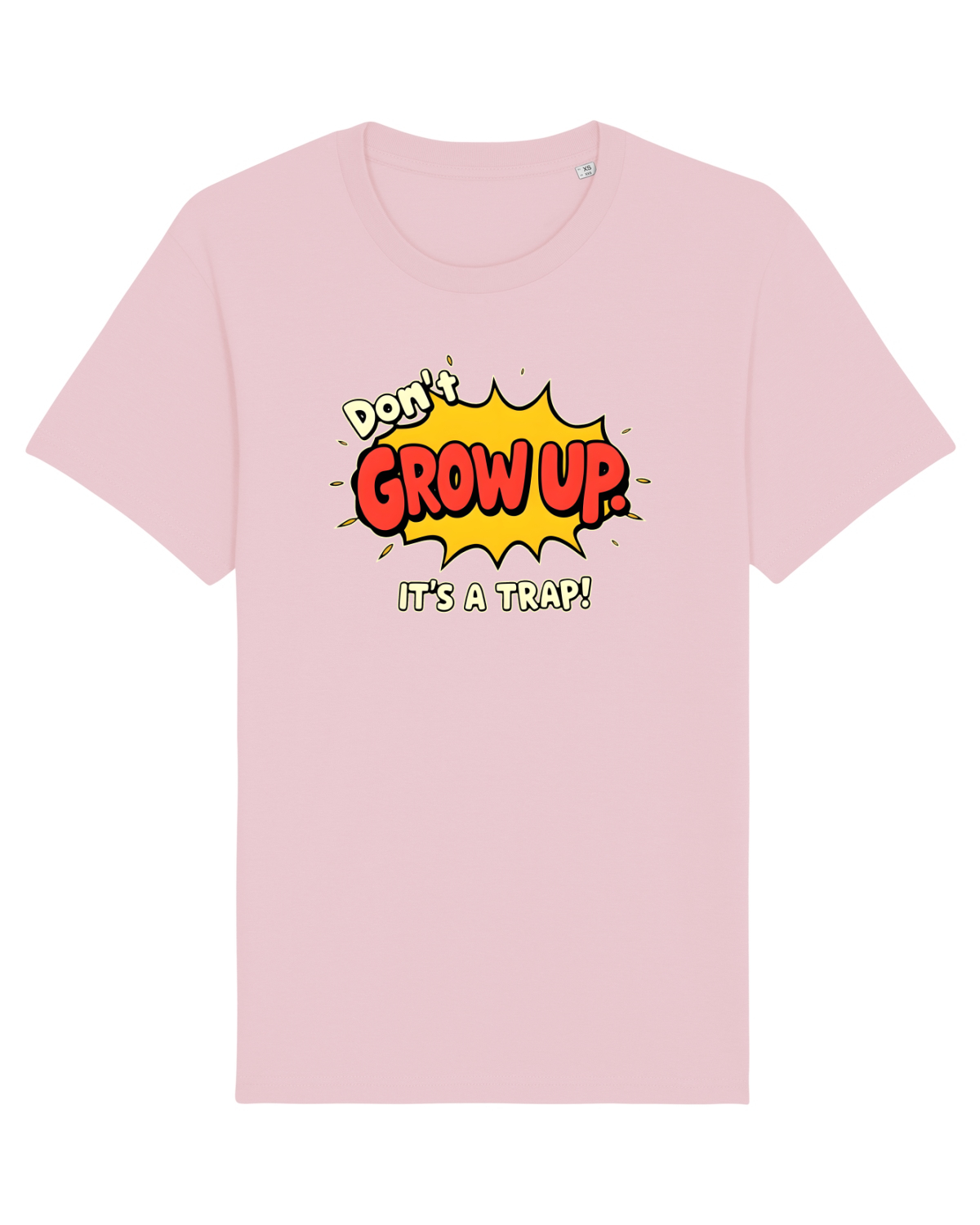 Tricou mânecă scurtă Unisex Rocker Cotton Pink