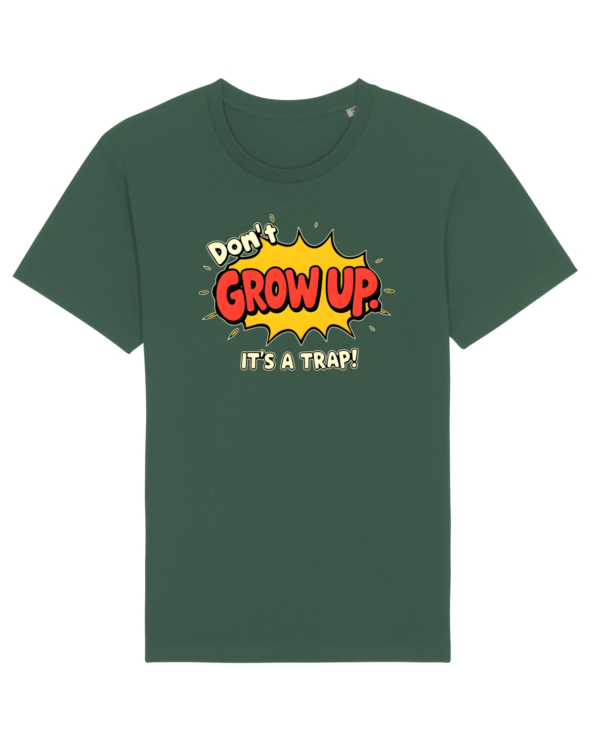 Tricou mânecă scurtă Unisex Rocker Bottle Green
