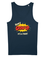 DON`T GROW UP, IT`S A TRAP  - text comics Maiou Bărbat Runs