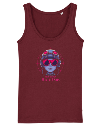 DON`T GROW UP, IT`S A TRAP 3 Burgundy