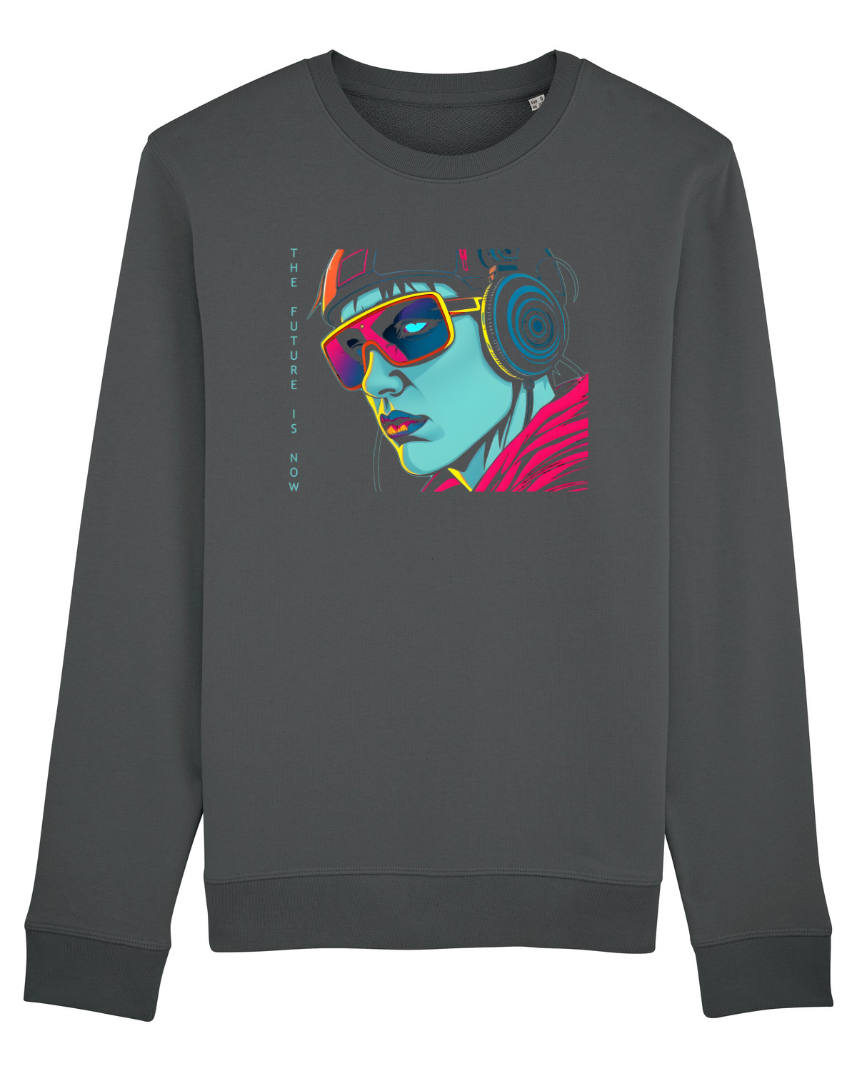 Bluză mânecă lungă Unisex Rise Anthracite