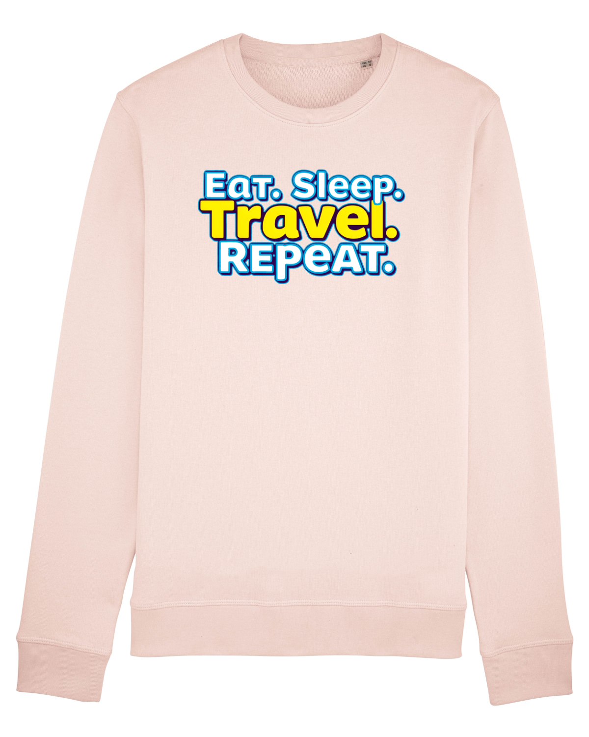Bluză mânecă lungă Unisex Rise Candy Pink