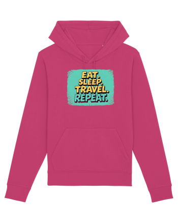 EAT SLEEP TRAVEL REPEAT - Mananca. Dormi. CALATORESTE. Repeta 2 Raspberry