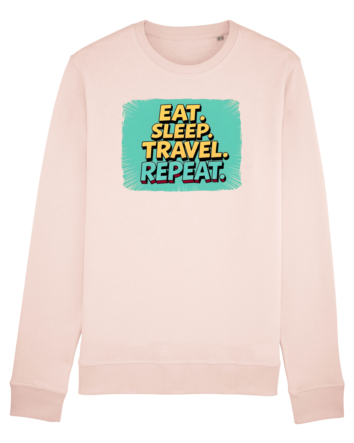 Bluză mânecă lungă Unisex Rise Candy Pink