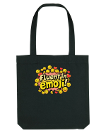 FLUENT IN EMOJI Sacoșă textilă