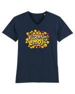 FLUENT IN EMOJI Tricou mânecă scurtă guler V Bărbat Presenter