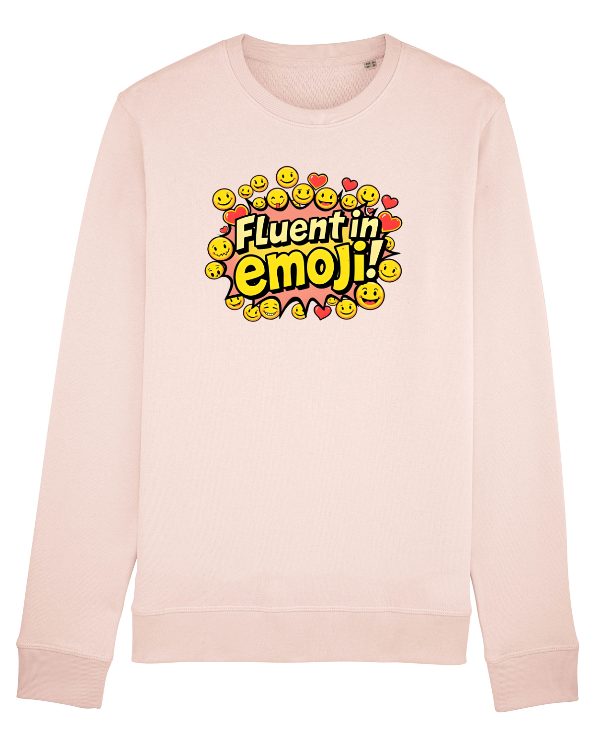 Bluză mânecă lungă Unisex Rise Candy Pink