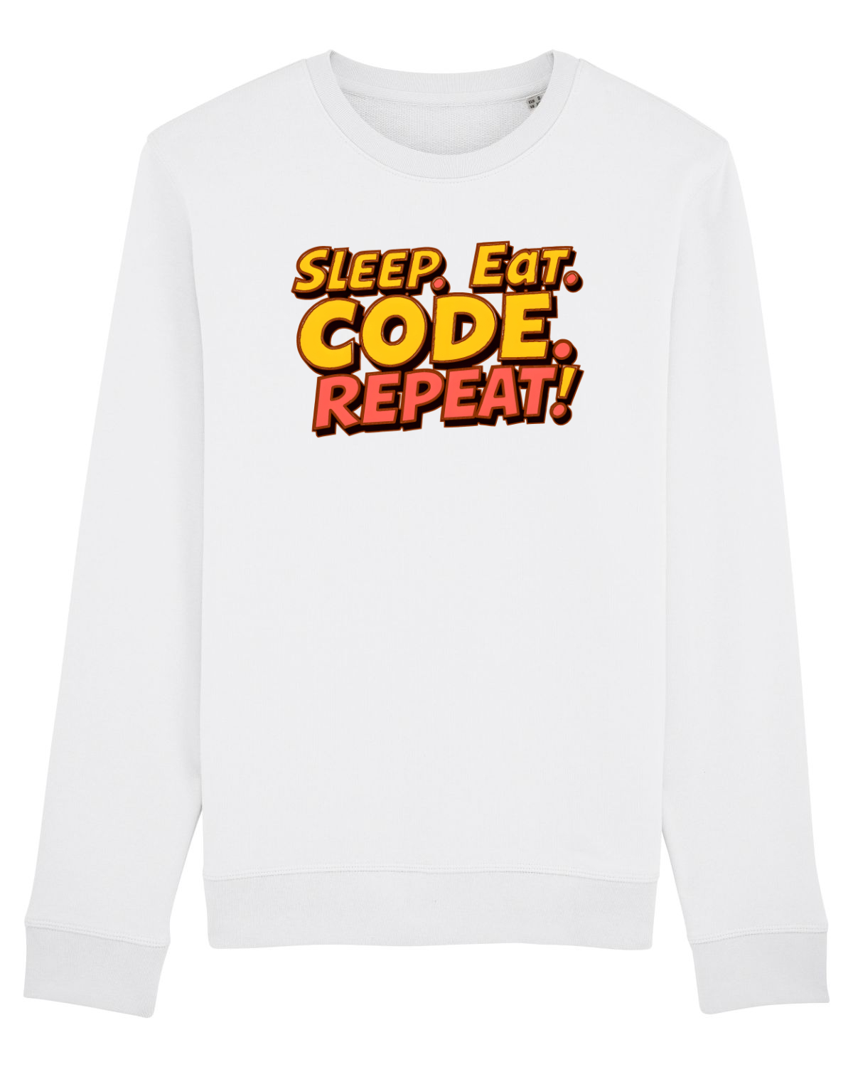Bluză mânecă lungă Unisex Rise White