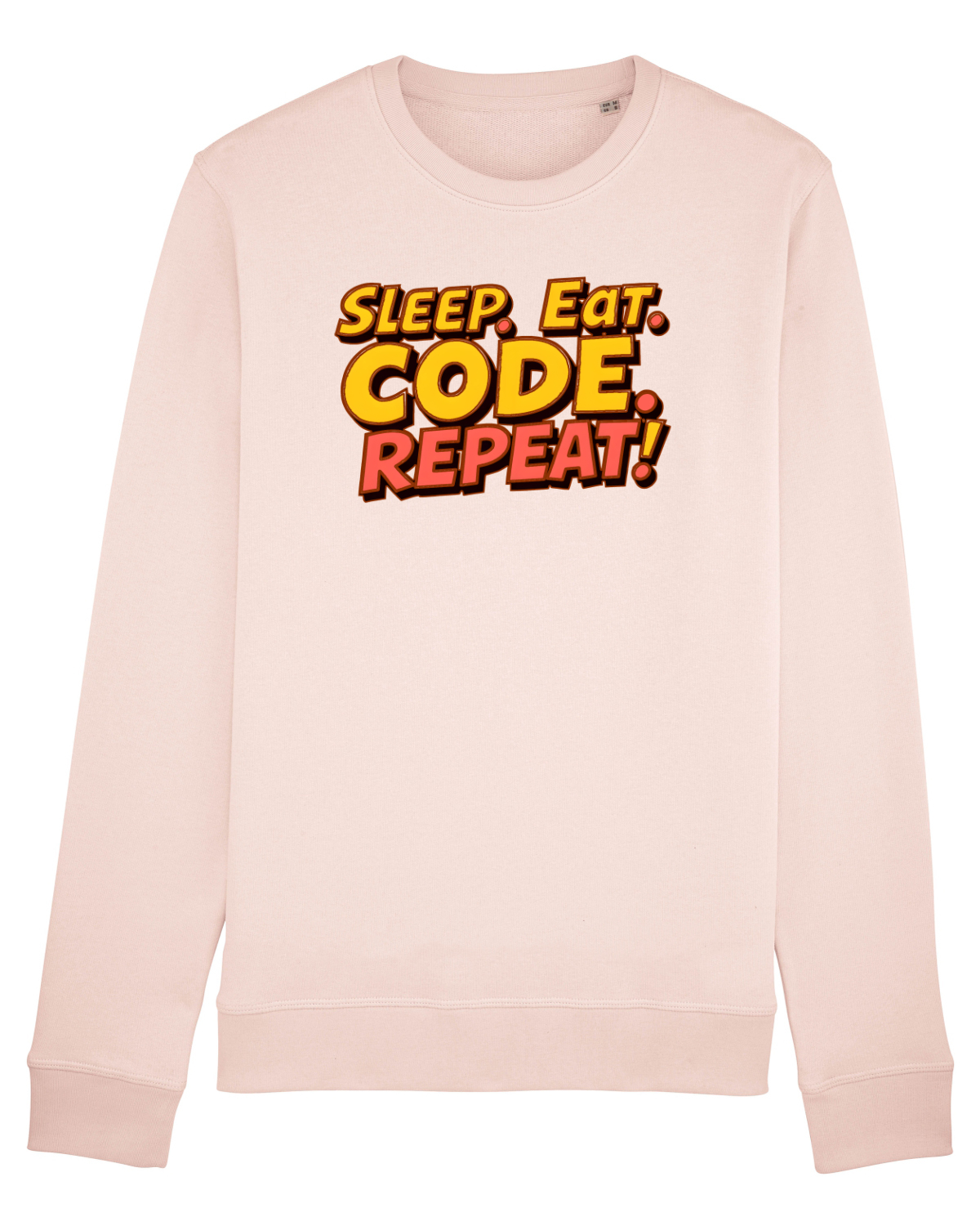 Bluză mânecă lungă Unisex Rise Candy Pink