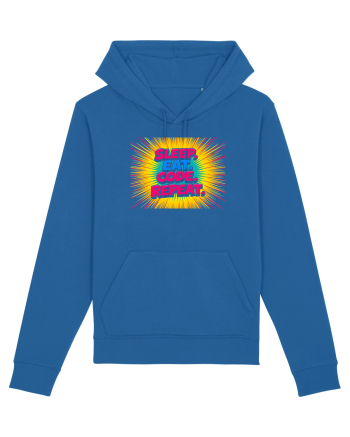 EAT SLEEP CODE REPEAT 2 Royal Blue