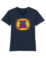 EAT SLEEP CODE REPEAT 2 Tricou mânecă scurtă guler V Bărbat Presenter