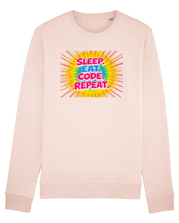 EAT SLEEP CODE REPEAT 2 Candy Pink