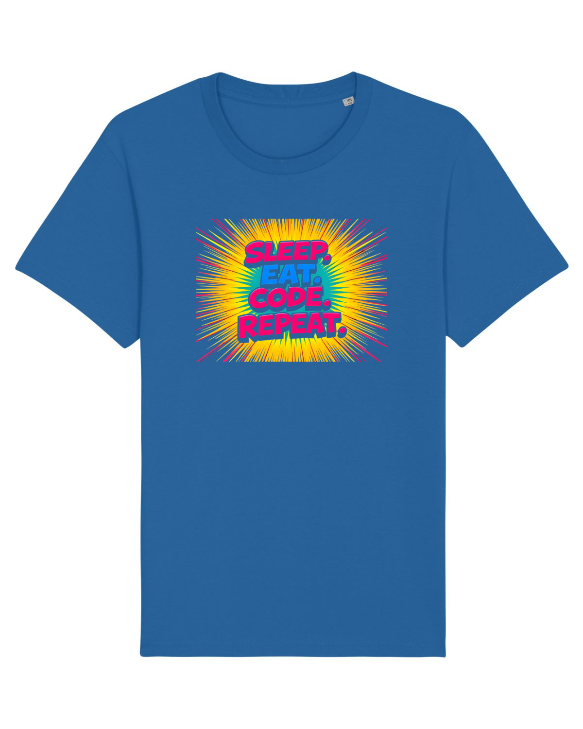 Tricou mânecă scurtă Unisex Rocker Royal Blue