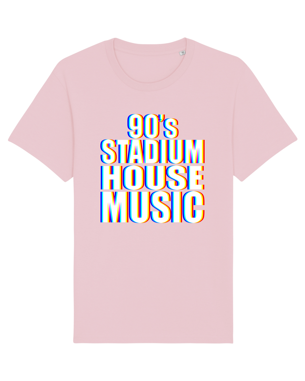 Tricou mânecă scurtă Unisex Rocker Cotton Pink