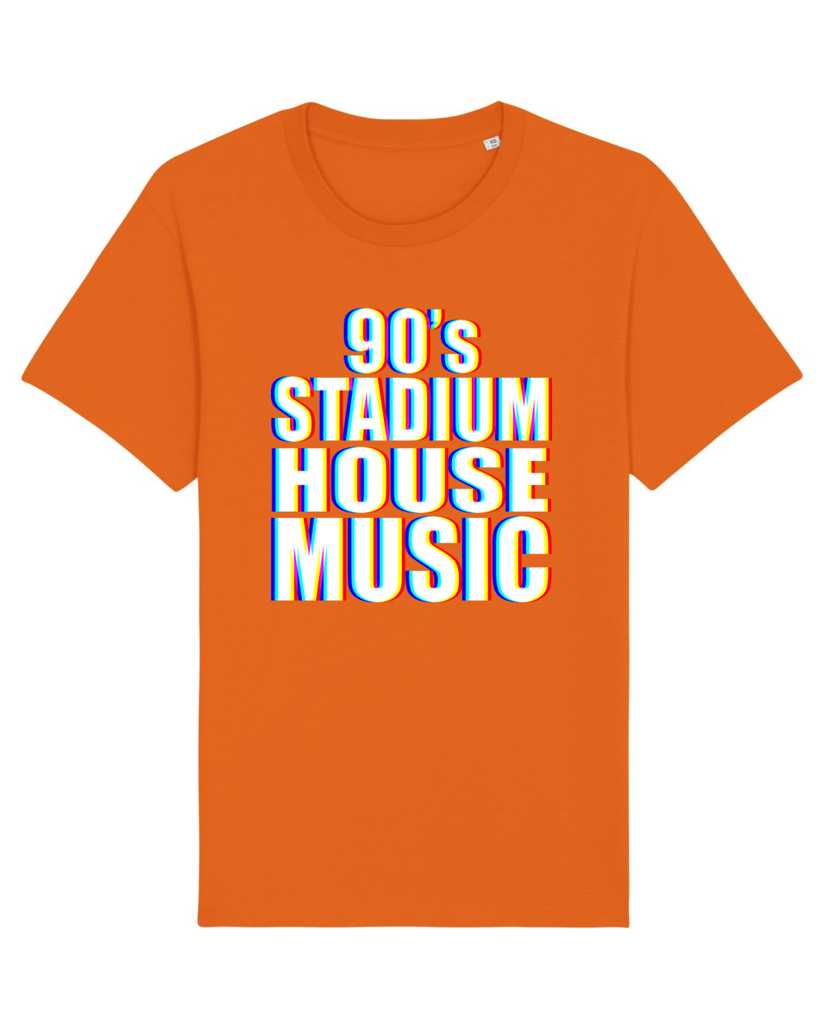 Tricou mânecă scurtă Unisex Rocker Bright Orange